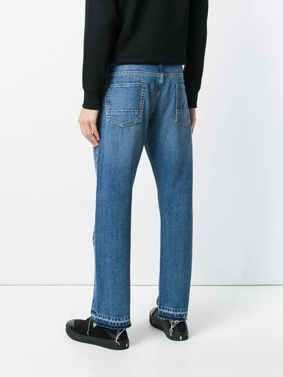 Shop Alexander Mcqueen Classic Straight Jeans In 4001