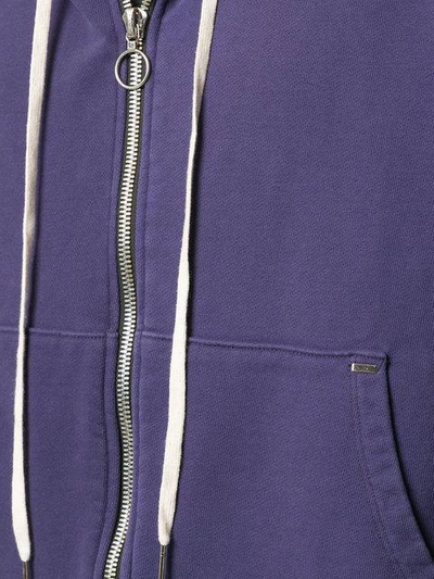Shop Mr Completely Mr. Completely Double Zipper Hoodie - Purple In Pink & Purple
