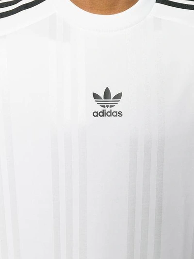 Adidas Originals 3 Stripes提花弹力针织T恤