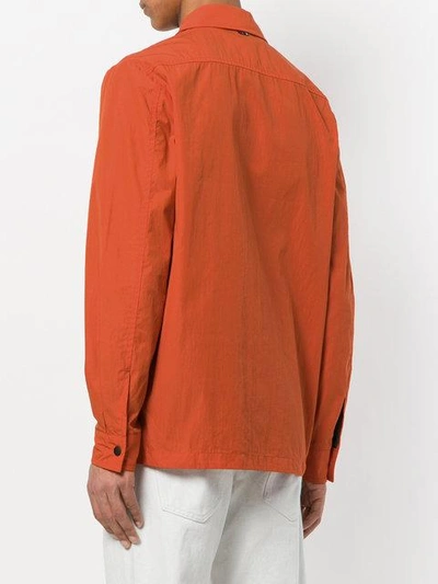 Shop Ps By Paul Smith Lightweight Field Jacket In Yellow & Orange