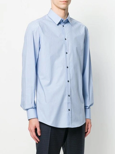 Shop Dolce & Gabbana Classic Fit Shirt - Blue