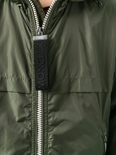 zipped bomber jacket