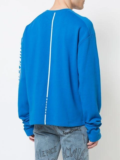 Haculla Too Ugly Sweatshirt In Blue