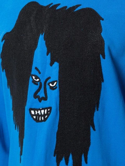 Haculla Too Ugly Sweatshirt In Blue