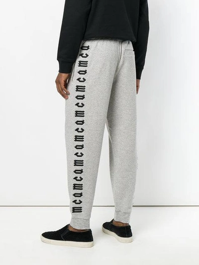 Shop Mcq By Alexander Mcqueen Logo Embroidered Track Pants
