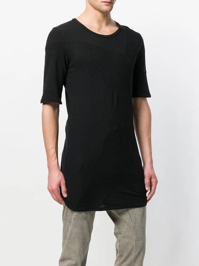 Shop Masnada Plain T-shirt - Black