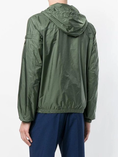 Shop Prada Lightweight Zipped Jacket - Green