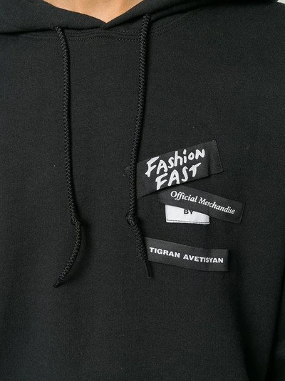 Shop Tigran Avetisyan By Pavel An Applique Patch Detail Hoody