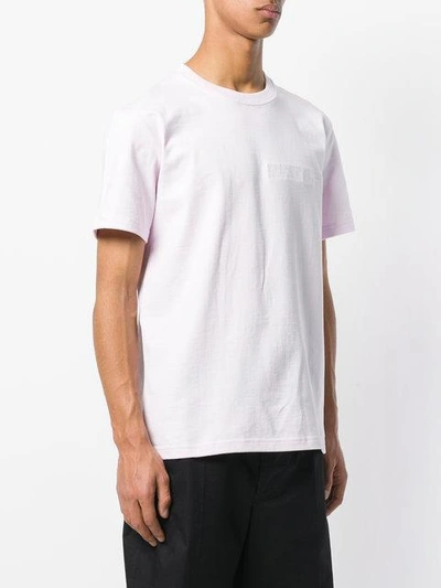 Shop Calvin Klein 205w39nyc Embroidered T-shirt In Pink