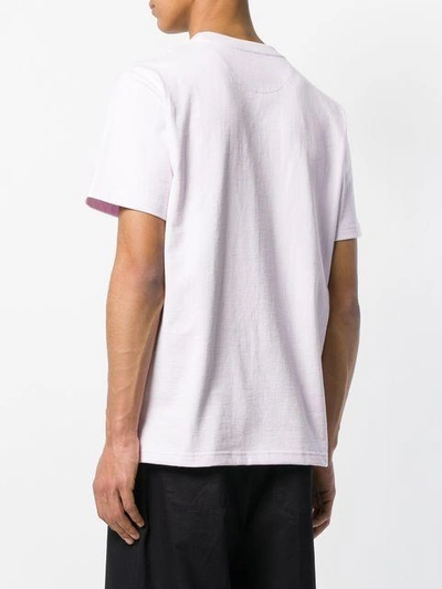 Shop Calvin Klein 205w39nyc Embroidered T-shirt In Pink