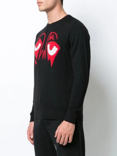 Haculla Eyez On Da World Jumper In Black