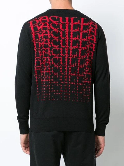 Haculla Eyez On Da World Jumper In Black