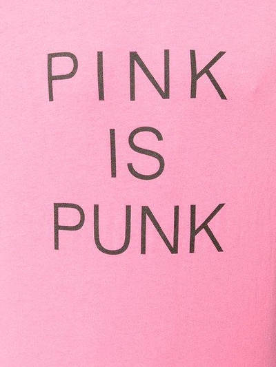 Shop Valentino Pink Is Punk Print T-shirt
