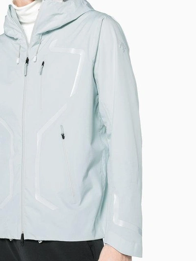 Shop Descente Allterrain White Streamline Active Shell Jacket - Blue