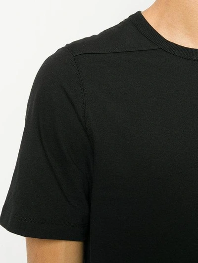 Shop Rick Owens Crew Neck T-shirt In Black