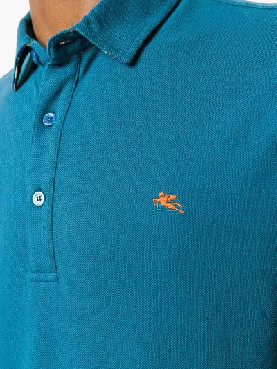 Shop Etro Classic Polo Shirt