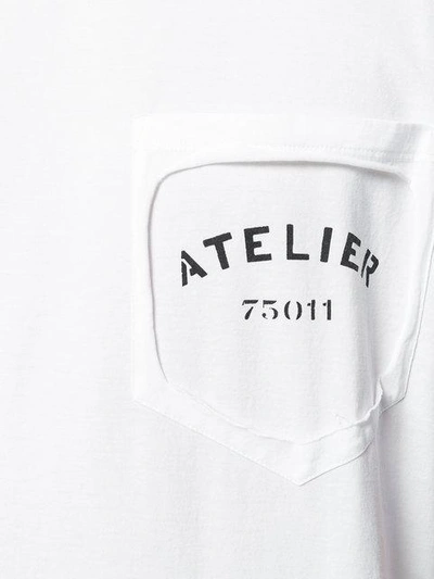 Maison Margiela Atelier White Cotton T shirt In Bianco ModeSens