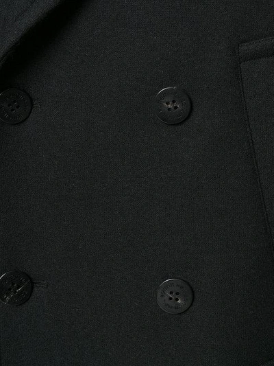 Shop Neil Barrett Double Breasted Coat In Black