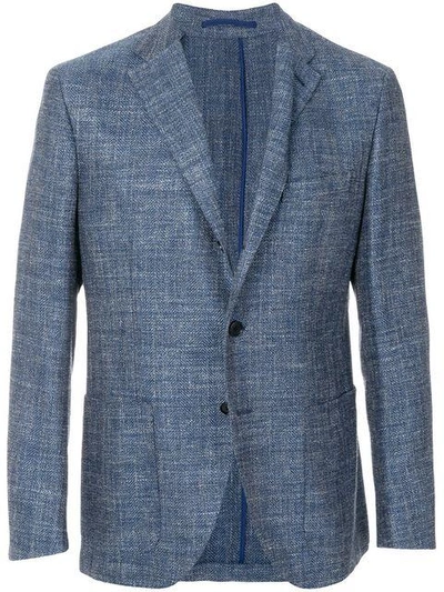 Shop Cantarelli Fitted Casual Jacket - Blue