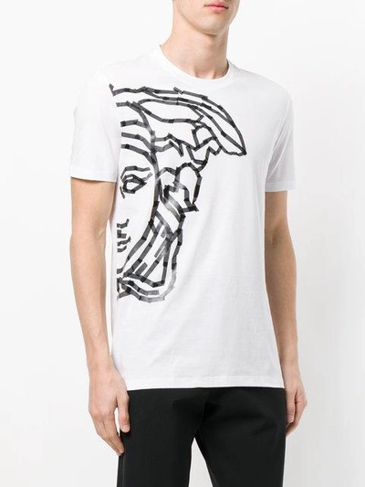 Versace Medusa Tape Graphic T-shirt In | ModeSens