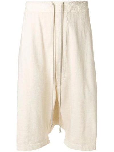Shop Rick Owens Drkshdw Drop-crotch Shorts - Neutrals