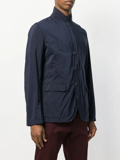 Shop Herno Lightweight Designer Jacket In Blue