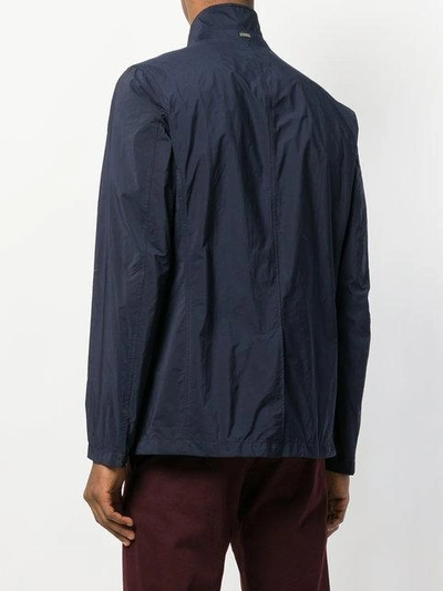 Shop Herno Lightweight Designer Jacket In Blue