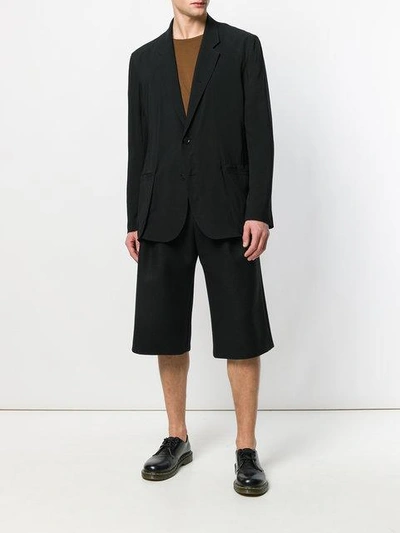 Shop Yohji Yamamoto Classic Blazer In Black