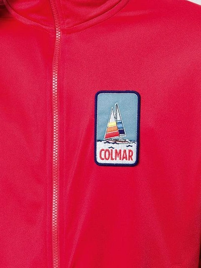 Shop Au Jour Le Jour For Colmar Nemo Patch Band Jacket - Red