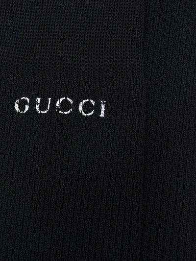 Shop Gucci Logo Print Socks