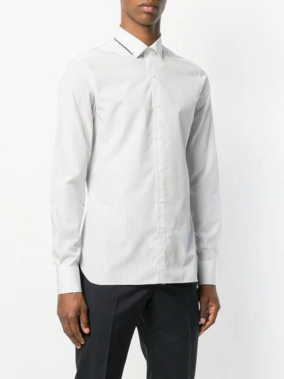 Shop Lanvin Classic Striped Shirt In White