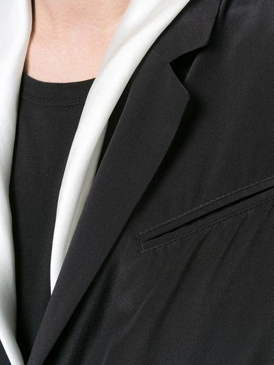 Haider Ackermann Crepe De Chine Blazer In Black