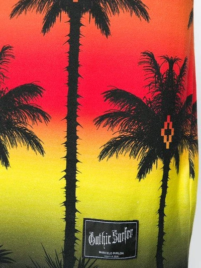 Shop Marcelo Burlon County Of Milan Palms T-shirt In Black