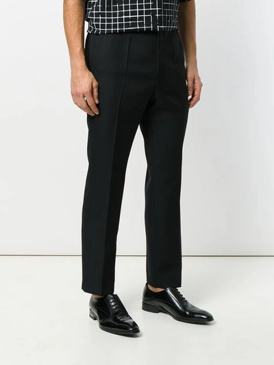 Shop Haider Ackermann Tailored Dropped Crotch Trousers In Black