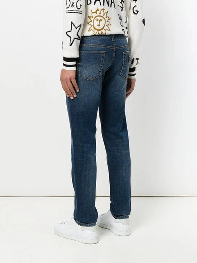 Shop Dolce & Gabbana Straight Leg Jeans - Blau In Blue