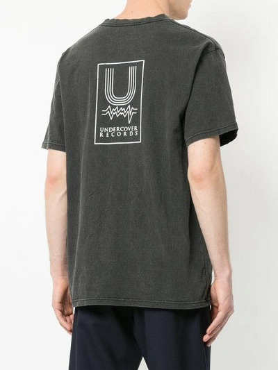Shop Undercover Logo Print T-shirt - Grey