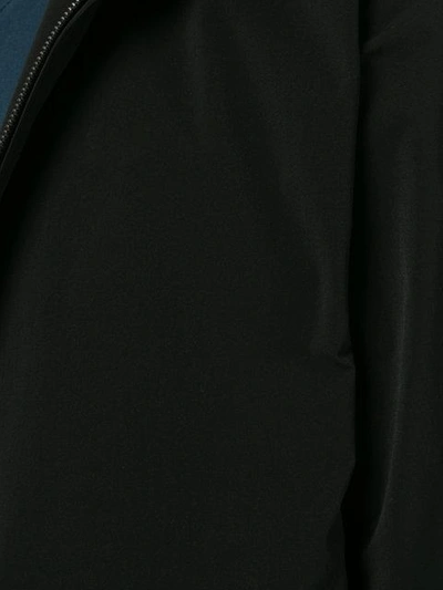 Shop Attachment Zipped Hooded Sweatshirt In Black