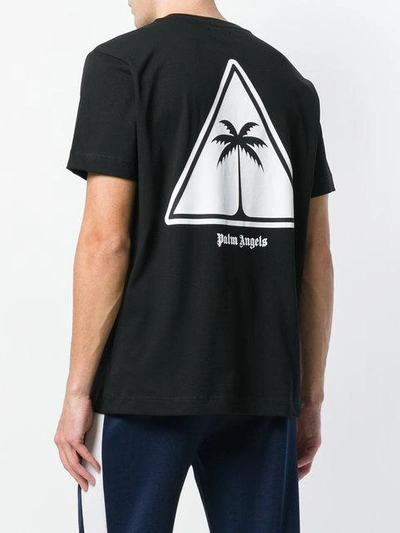 Shop Palm Angels Palm Tree T-shirt - Black