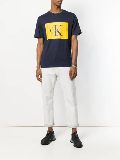 Ck Jeans Tikimo T-shirt In Blue | ModeSens