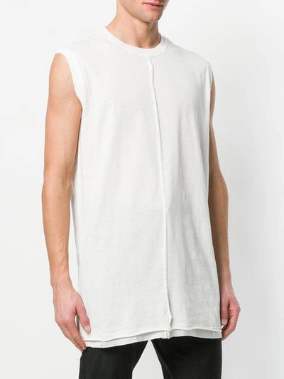 Shop Damir Doma Centre Seam Tank - White