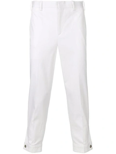 Shop Neil Barrett Cropped Tapered Trousers