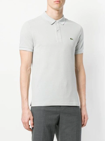 Shop Lacoste Classic Polo Shirt - Grey