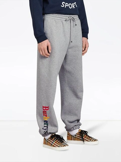 Burberry clearance grey tracksuit