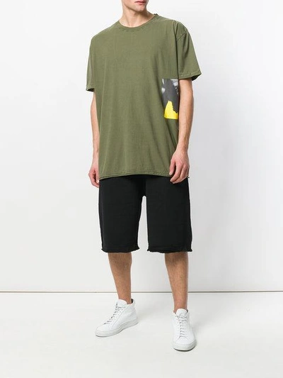 Shop Damir Doma Graphic Patch T-shirt - Green