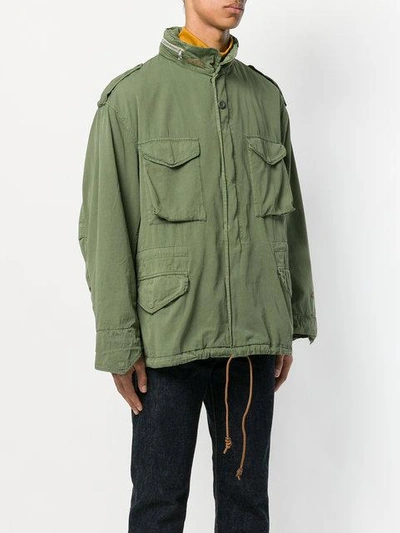 Shop 424 Cargo Jacket - Green