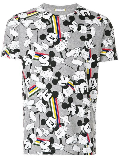 Shop Iceberg Mickey Print T-shirt