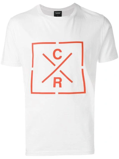 Shop Christopher Raeburn Raeburn Stencil Print T-shirt - White