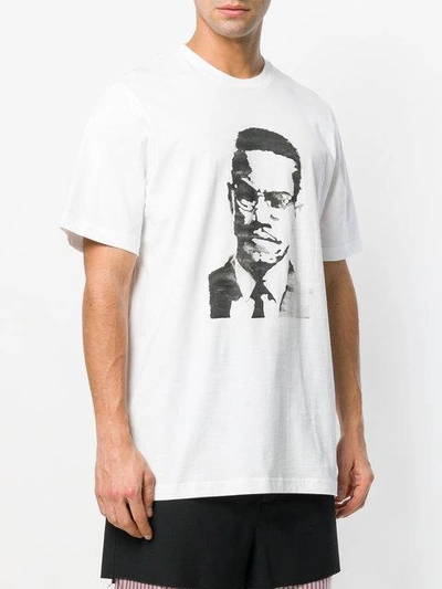 Shop Oamc Portrait Print T-shirt - White
