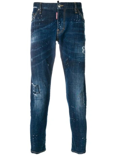 Shop Dsquared2 Sexy Twist Jeans - Blue