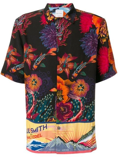 Shop Paul Smith Floral Print Shirt